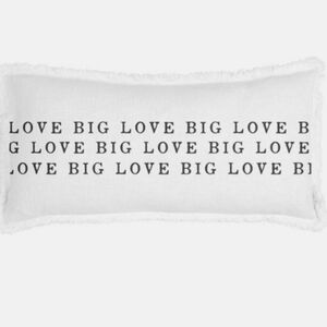 LOVE BIG Lumbar Pillow